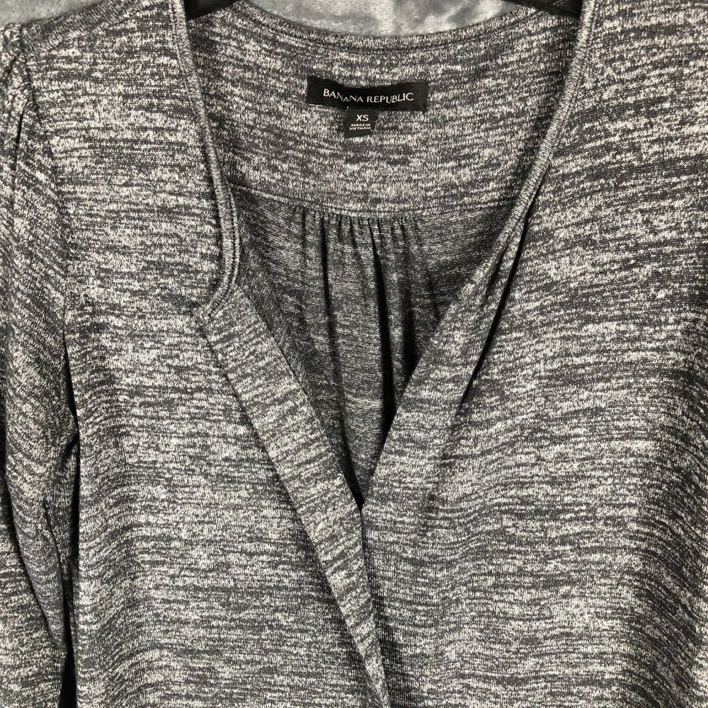 BANANA REPUBLIC Women's Sweater Pullover Extra Small Gray Long Sleeve XS - Picture 4 of 14